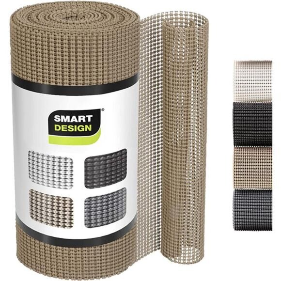 Smart Design Classic Grip Shelf Liner - 12 Inch x 20 Feet - Non Adhesive - Picture 1 of 5